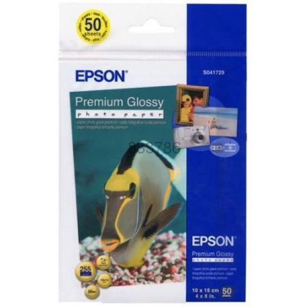 Premium Glossy Photo EPSON 50h 10x15cm  255g. *