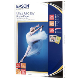 Ultra Glossy Photo paper EPSON 50h 10x15cm 300g. High Gloss