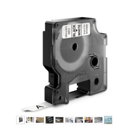 D1 - CINTAS DYMO 9MMX7M NEG/BLANC