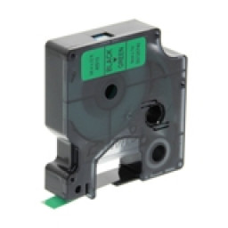 D1 - CINTAS DYMO 9MMX7M NEG/VERD