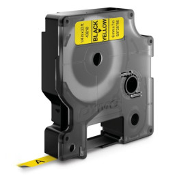 D1 - CINTAS DYMO 6MMX7M  NEG/AMAR