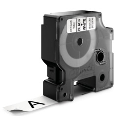 D1 - CINTAS DYMO 19MMX7M NEG/BLANC