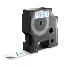 D1 - CINTAS DYMO 19MMX7M AZUL/BLANC