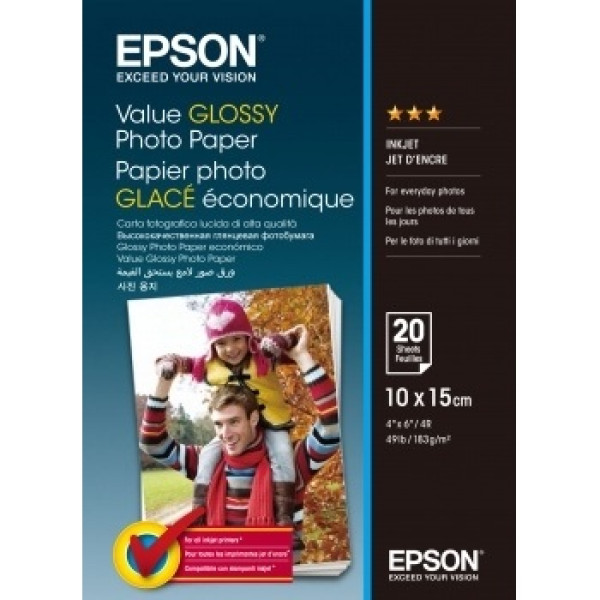 Value Glossy Photo papel EPSON 50A4 183g.