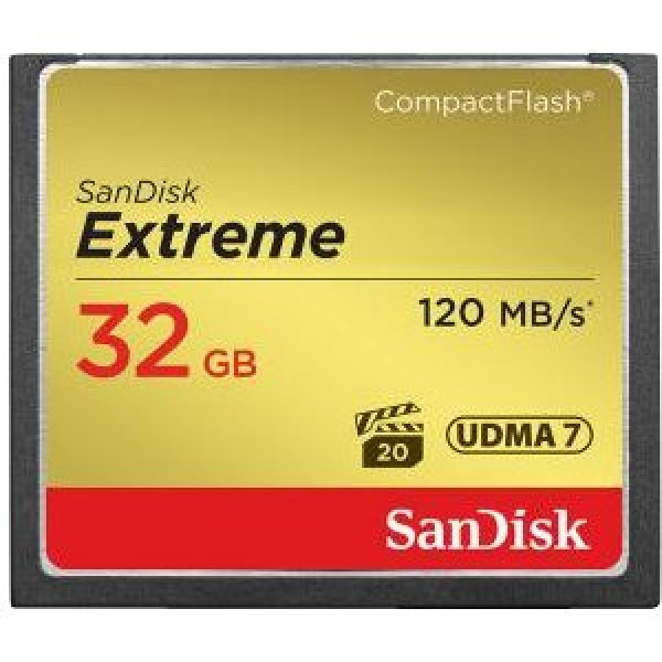 Tarjeta CompactFlash SANDISK Extreme Pro 32GB 1000x/1067x 160Mb/s