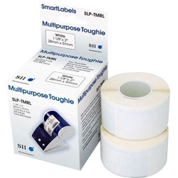 Etiquetas SEIKO 28x51mm. Blanco, 2rollos x 440et. Semiadhesiva - Removable Multipurpose