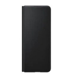 LEATHER FLIP COVER ZFOLD 3 NEGRO