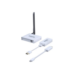 Extensor inalámbrico de señal de vídeo de VISION Blanco, alcance: 30 metros