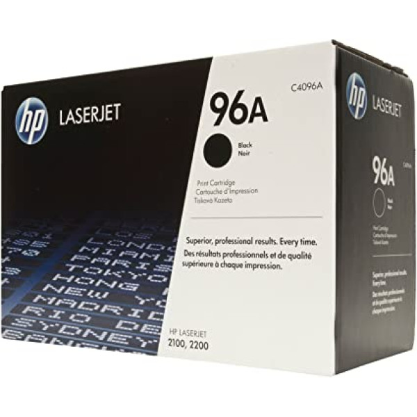CARTUCHO DE TONER ORIGINAL HP 96A NEGRO