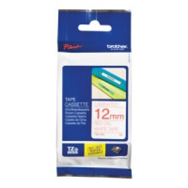 CINTA ROTULADORA BLANCO / ROJO12
