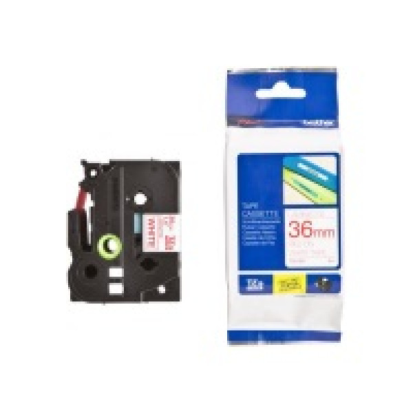 CINTA ROTULADORA BLANCO / ROJO36