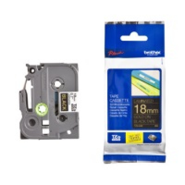 CINTA ROTULADORA NEGRO / ORO18