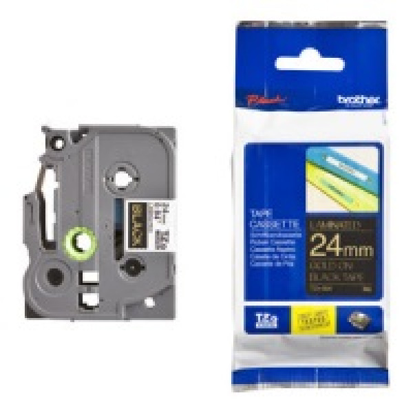 CINTA ROTULADORA NEGRO / ORO24