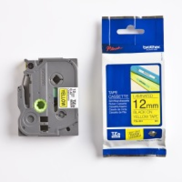 CINTA ROTULADORA AMARILLO / NEGRO12 CINTA ROTULADORA AMARILLO / NEGRO12