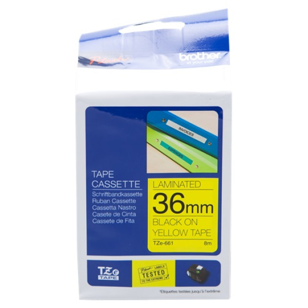 CINTA ROTULADORA AMARILLO/NEGRO