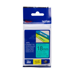 CINTA ROTULADORA VERDE/NEGRO18