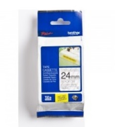 C.24mm BROTHER negro sobre transpar. flexible 8m. *