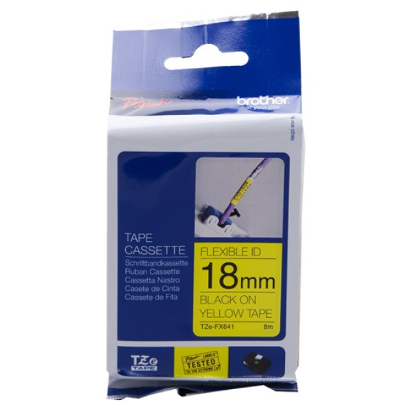 CINTA ROTULADORA AMARILLO/NEGRO