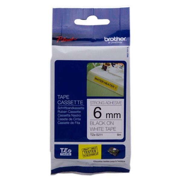 CINTA ROTULADORA BLANCO / NEGRO6 CINTA ROTULADORA BLANCO / NEGRO6