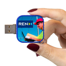 Memoria con logotipo USB TRIX 16GB USB2.0,lect.12MB/s,escr.4MB/s