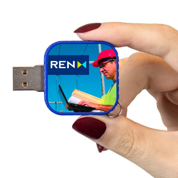 Memoria con logotipo USB TRIX 8GB USB2.0,lect.12MB/s,escr.4MB/s