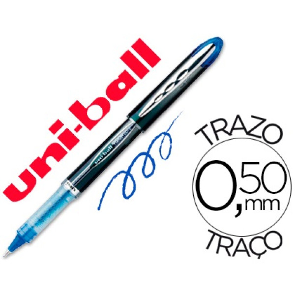 Rotulador UNI-BALL roller UB-205 Vision azul 0.5 mm
