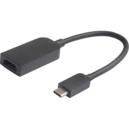 MicroConnect USB-C Macho a HDMI Hembra latiguillo 15cm, resolución vídeo hasta 4K a 30hHz