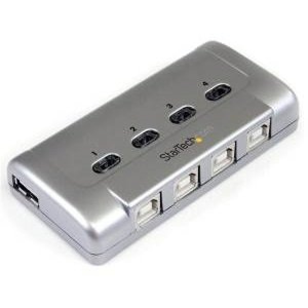 USB Sharing switch STARTECH USB 2.0 4PC's con 1 periférico - conmutador