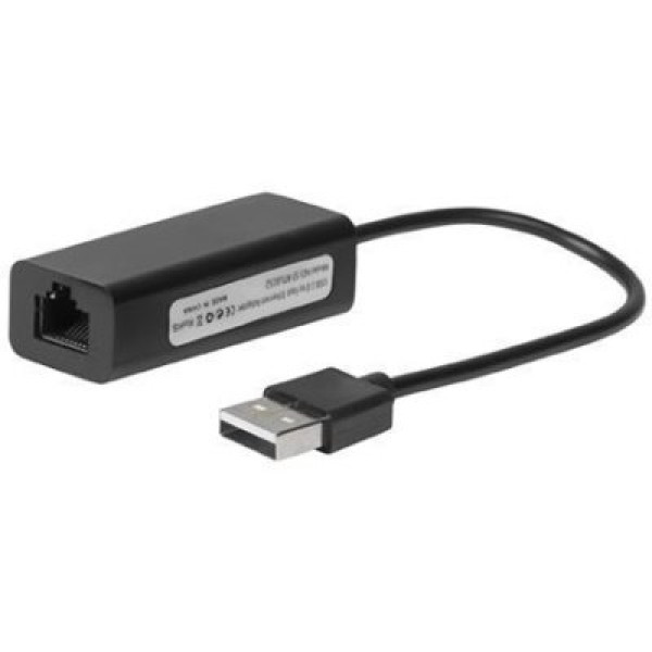MicroConnect adaptador USB 2.0 a Fast Ethernet RJ45 Macho 10/100Mbps, con latiguillo de 20cm