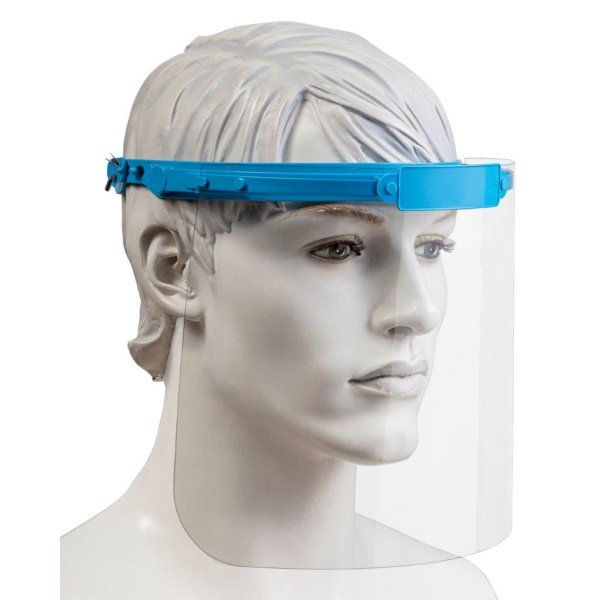 Visera de protección basculante color gris 30x21cm, ajuste gomas elásticas Visera de protección basculante color gris 30x21cm, ajuste gomas elásticas