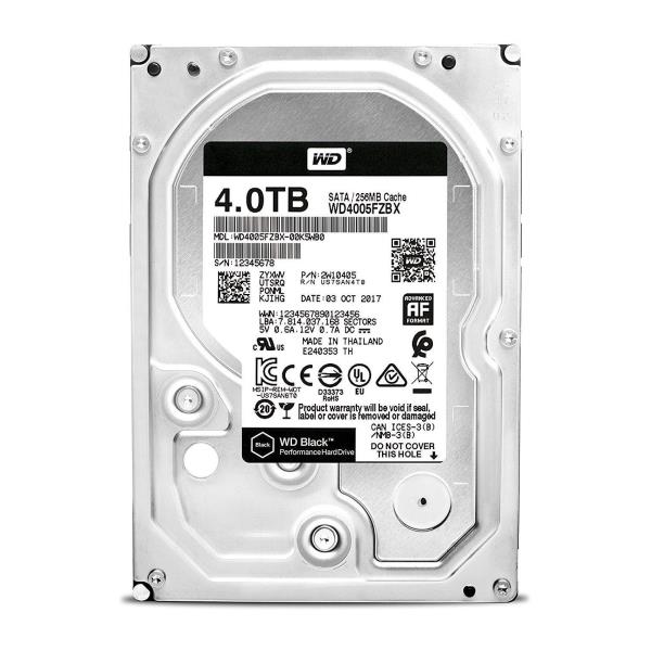 WD BLACK 4TB 3.5 7200RPM SATA 6GB/S WD BLACK 4TB 3.5 7200RPM SATA 6GB/S