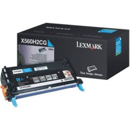 Toner LEXMARK X560 HC cian 10000p.