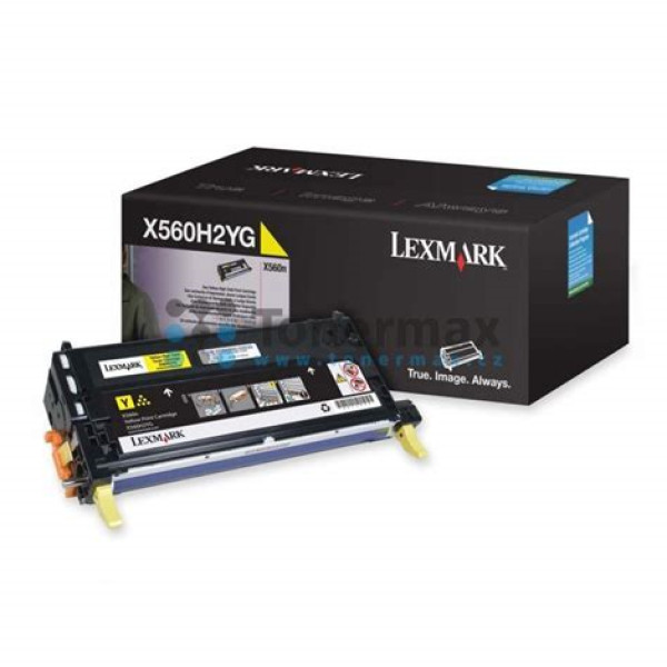 Toner LEXMARK X560 HC amarillo 10000p.