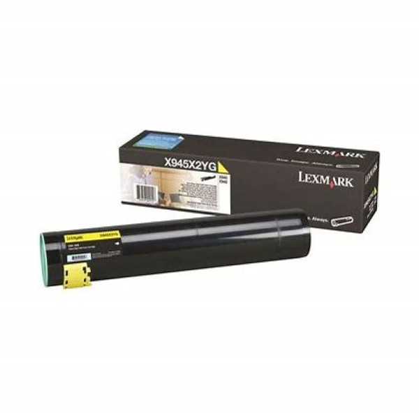 Toner LEXMARK X940 X945 amarillo 22.000p.