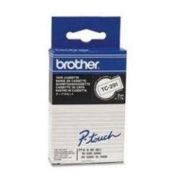 CINTA ROTULADORA BLANCO/NEGRO 9MM