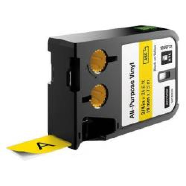 VINILO XTL NEG/AMAR 19 MM