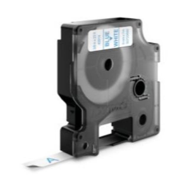 D1 - CINTAS DYMO 9MMX7M AZUL/BLANC