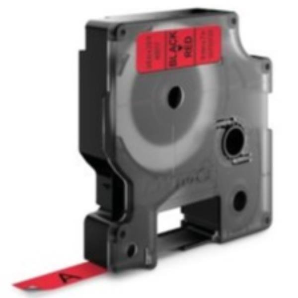D1 - CINTAS DYMO 9MMX7M NEG/ROJO