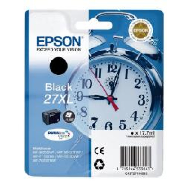 CARTUCHO EPSON 27XL NEGRO ETIQ RF