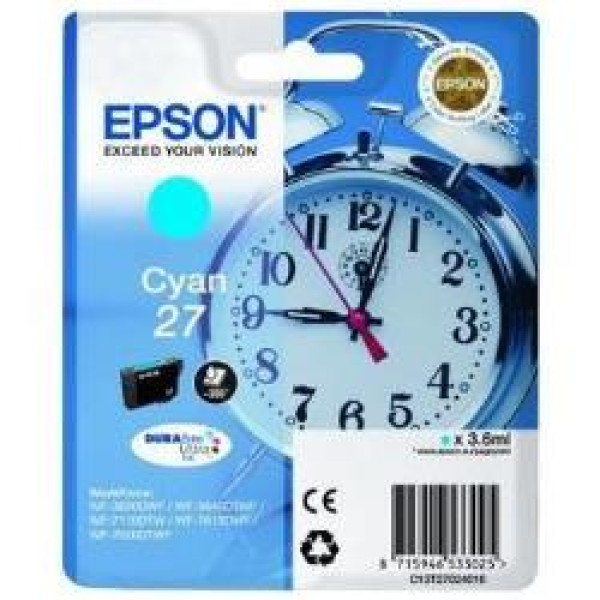 CARTUCHO EPSON 27 CIAN