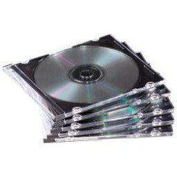 PACK DE 25 CAJAS CD SLIM TRANSP