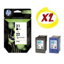 PACK TINTAS HP 21/22