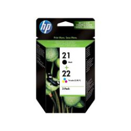 PACK TINTAS HP 21/22 BLISTER