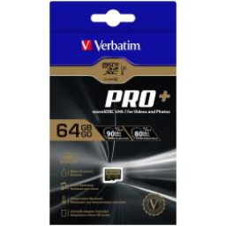 VERBATIM PRO  MICROSDXC U3 64GB