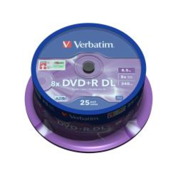 DVD R DOUBLE LAYER 8.5GB 8X MATT