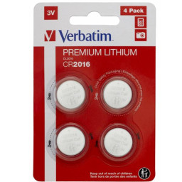 LITHIUM BATTERY CR2016 3V 4 PACK