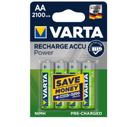 RECH.ACCU POWER AA 2100MAH BLI 4
